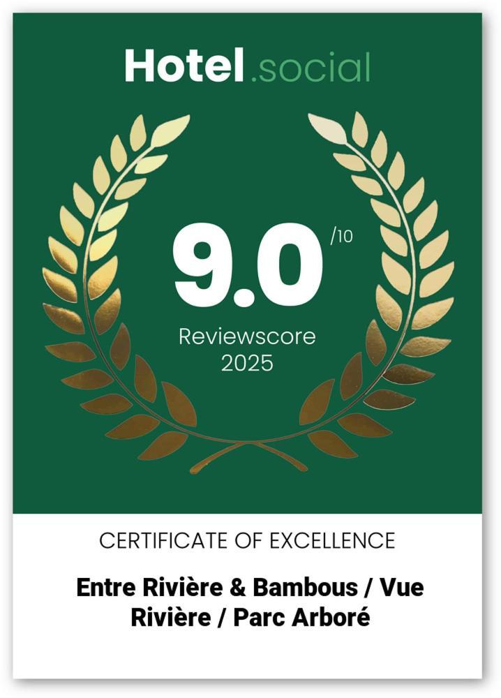 Entre Riviere & Bambous - Vue Riviere - Parc Arbore - Petfriendly